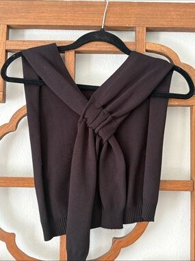 Black Sweater Shawl